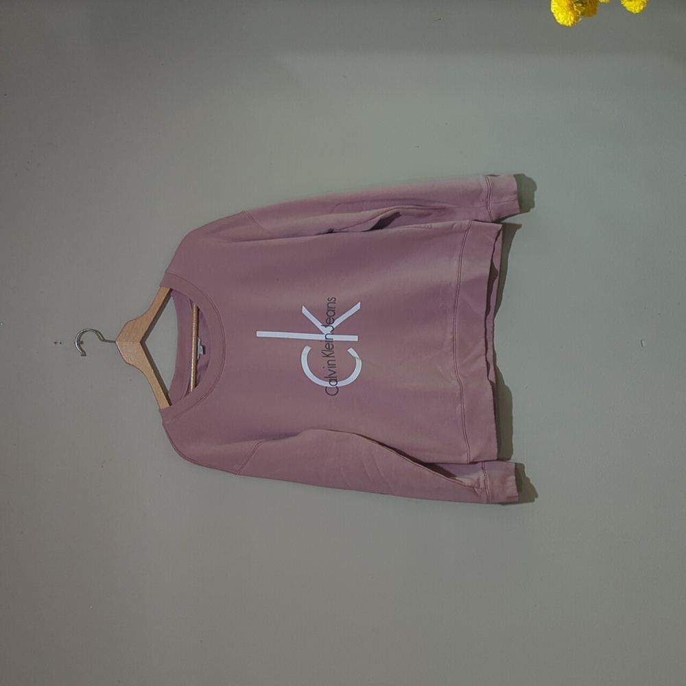 CKJ dusty pink sweatshirt